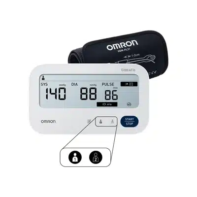 Tensiómetro de brazo automático OMRON X3 Comfort AFib